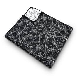 Greenland Home Fashions - Spinderella 100% Polyester Accessory Throw 50x60 - Black
