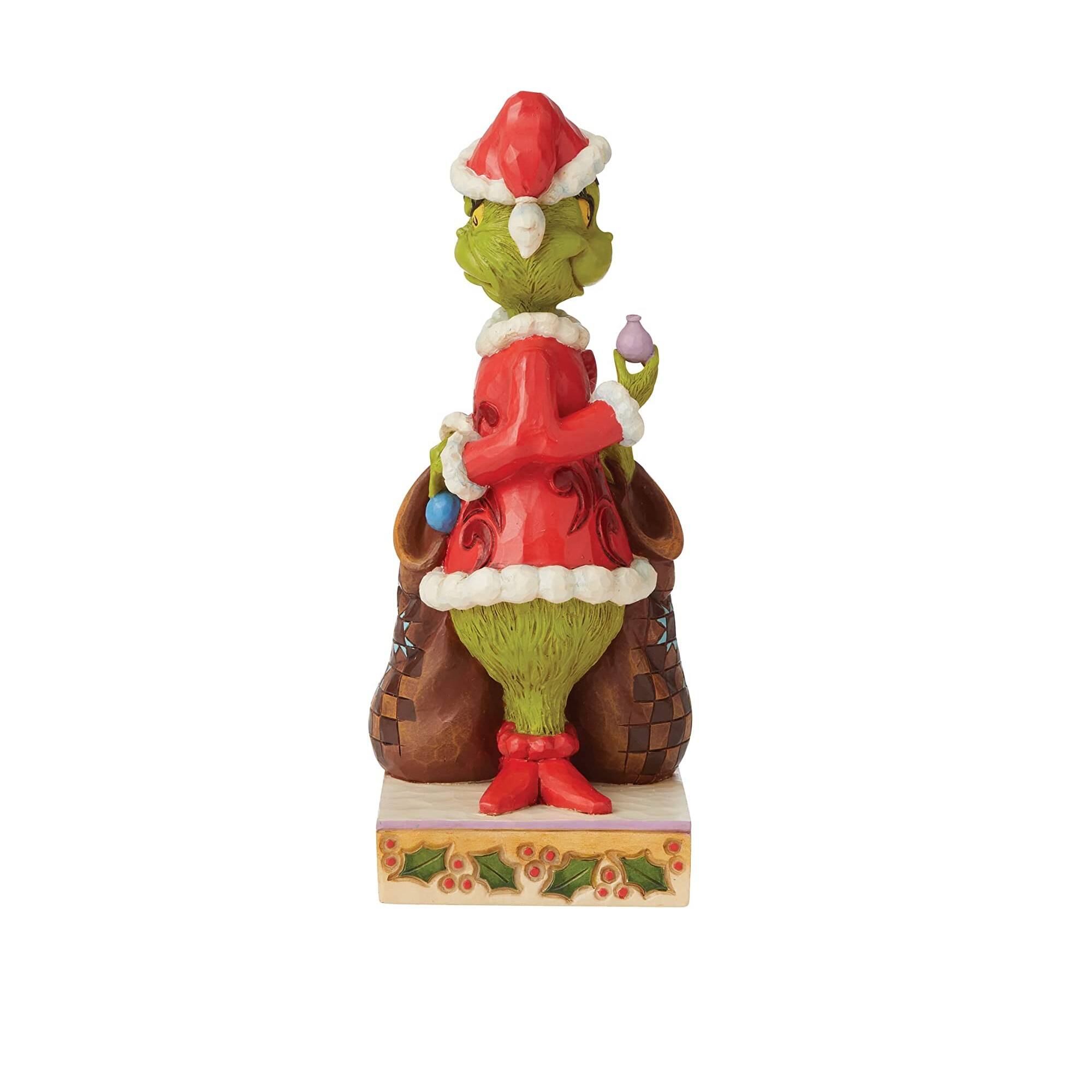Alt View 2. Department 56 - Dept 56 Two Sided Naughty and Nice Grinch Christmas Figure - Red.