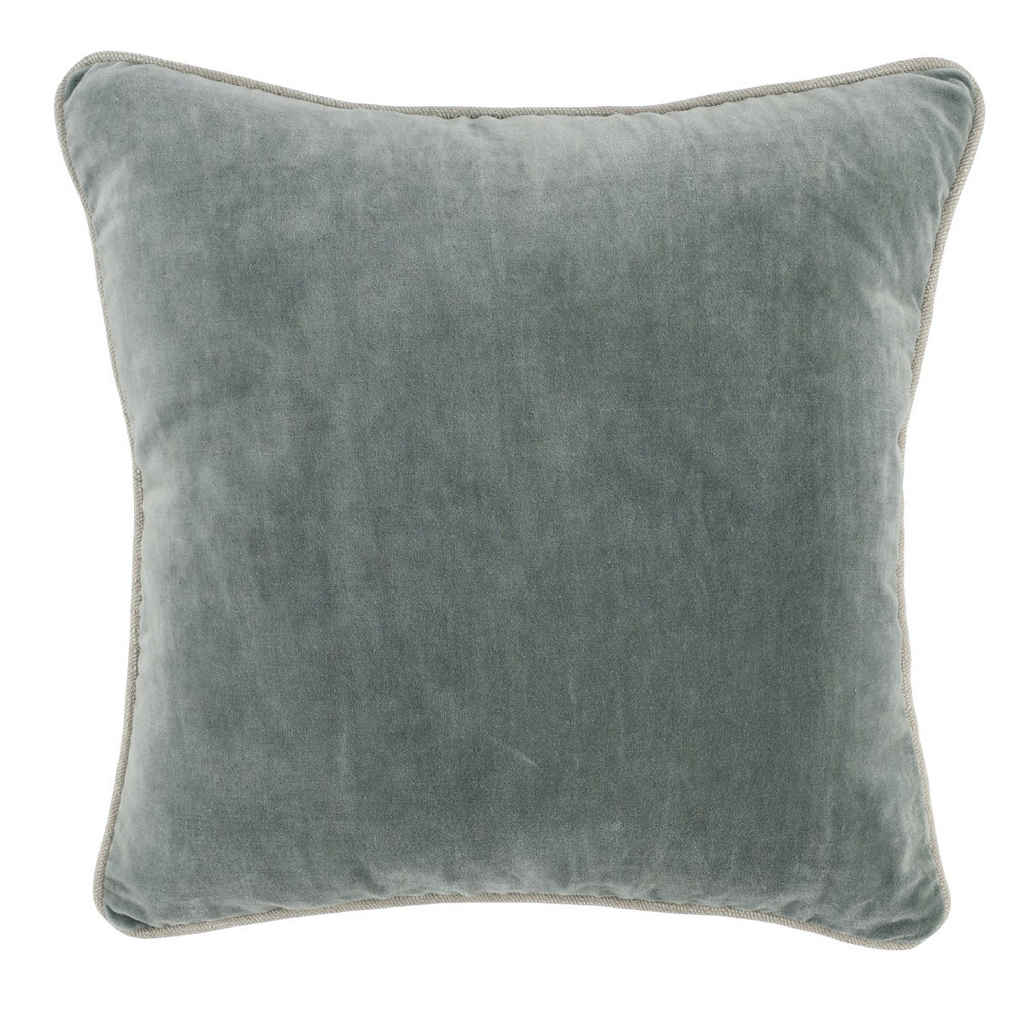Manhattan Lane - Square Throw Pillow with Cotton Cover - Green