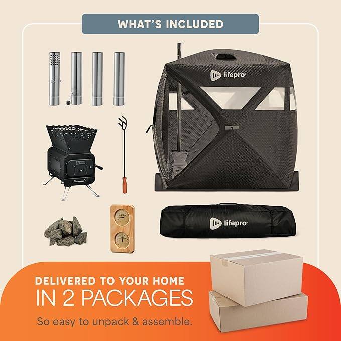 WHAT'S INCLUDED

DELIVERED TO YOUR HOME IN 2 PACKAGES

So easy to unpack & assemble.