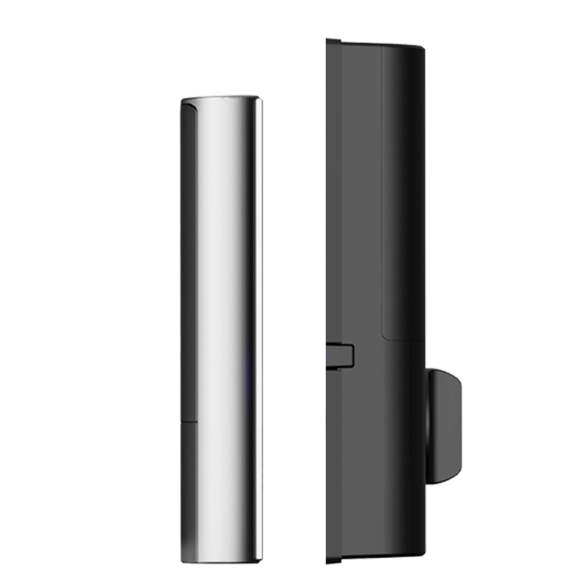 Angle. DESLOC - K120 Smart Lock with Up to 16 Months Battery Life, Built-in WiFi, 3D Fingerprint Keyless Entry Door Lock - Black.