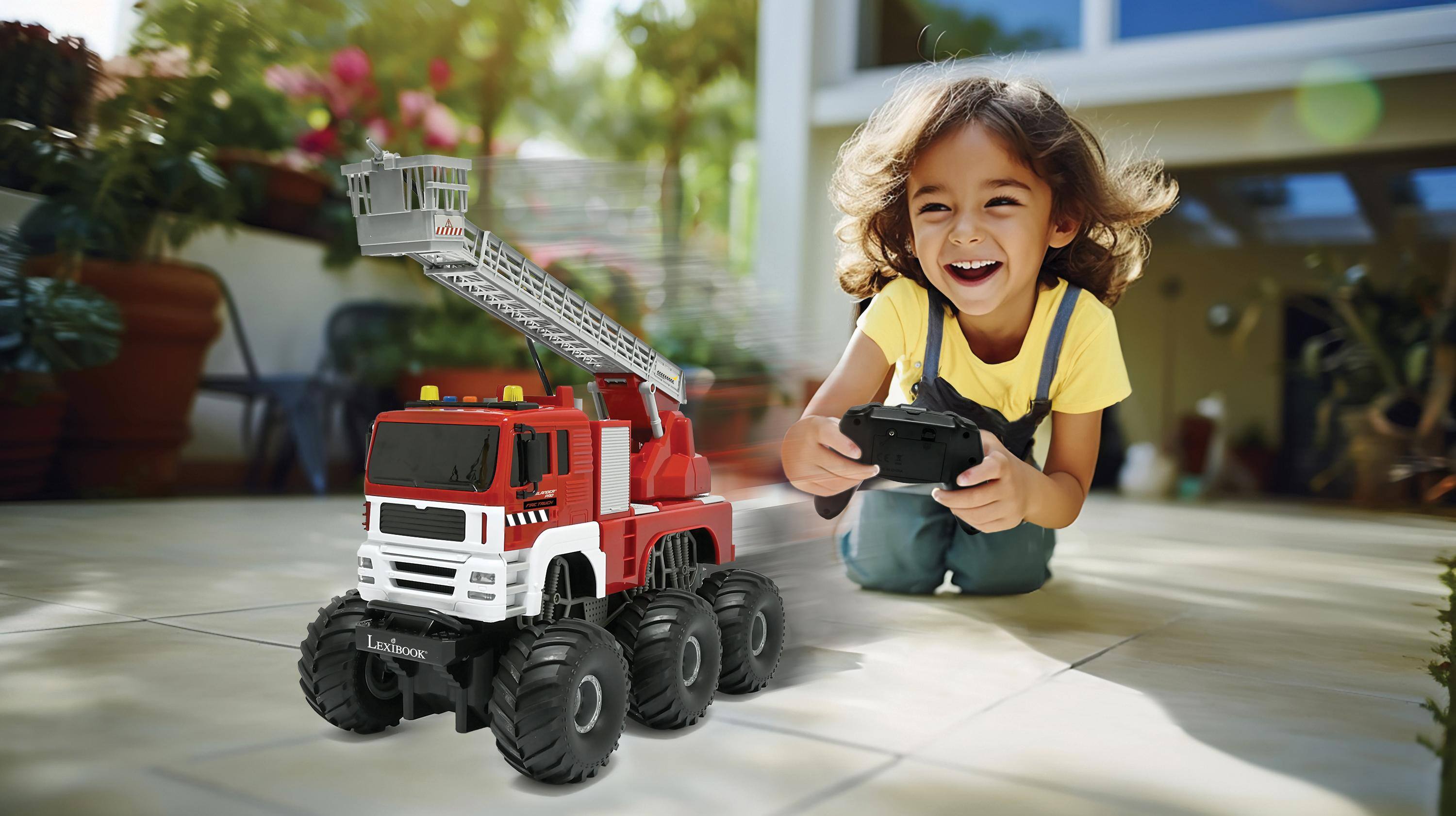 Alt View 3. Lexibook - Crosslander PRO Radio Controlled Firer Truck with Light and Sounds Effects.