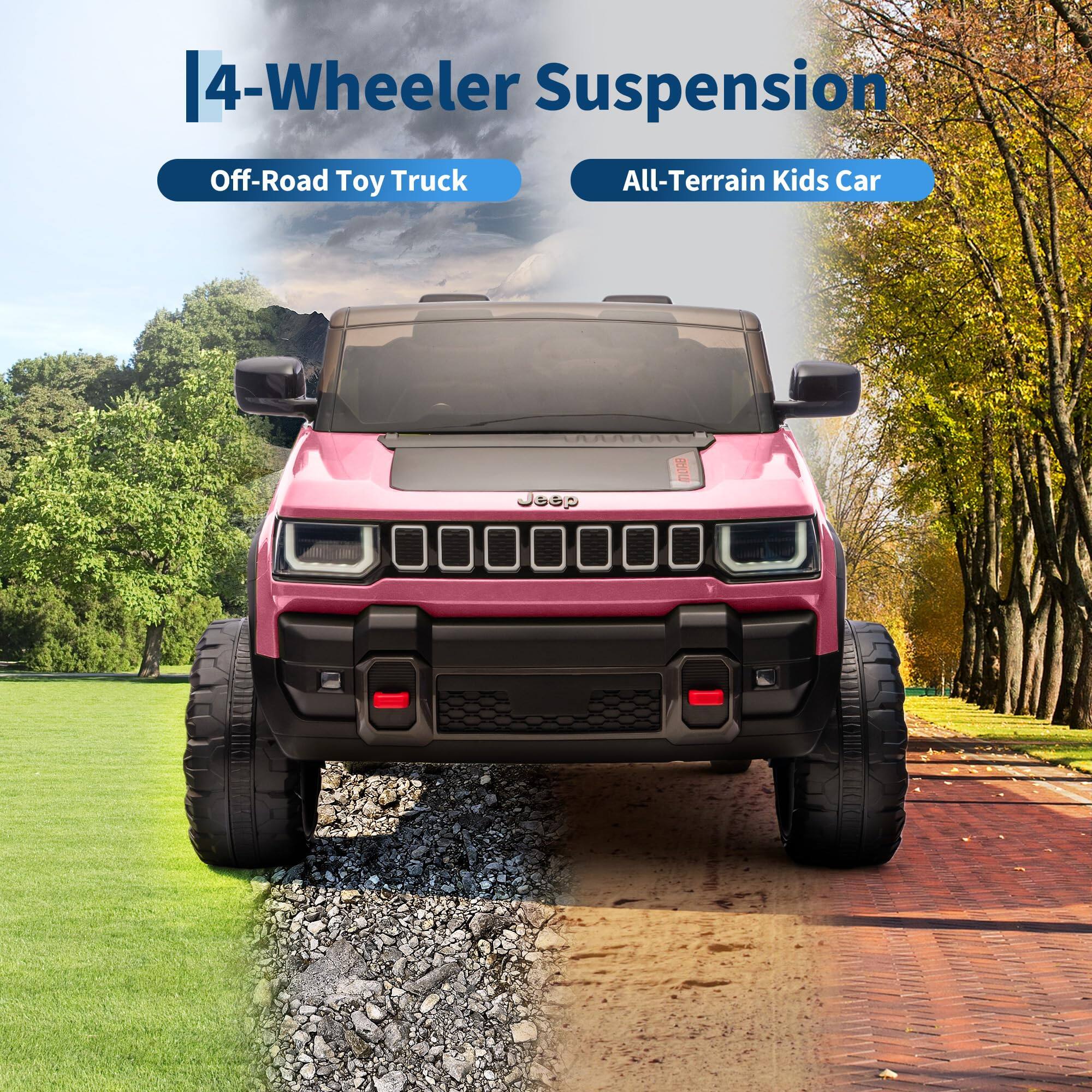 4-Wheeler Suspension  
Off-Road Toy Truck  
All-Terrain Kids Car