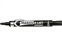 Avery - Marks A Lot Tank Permanent Markers, Bullet Tip, 12/Pack - Black