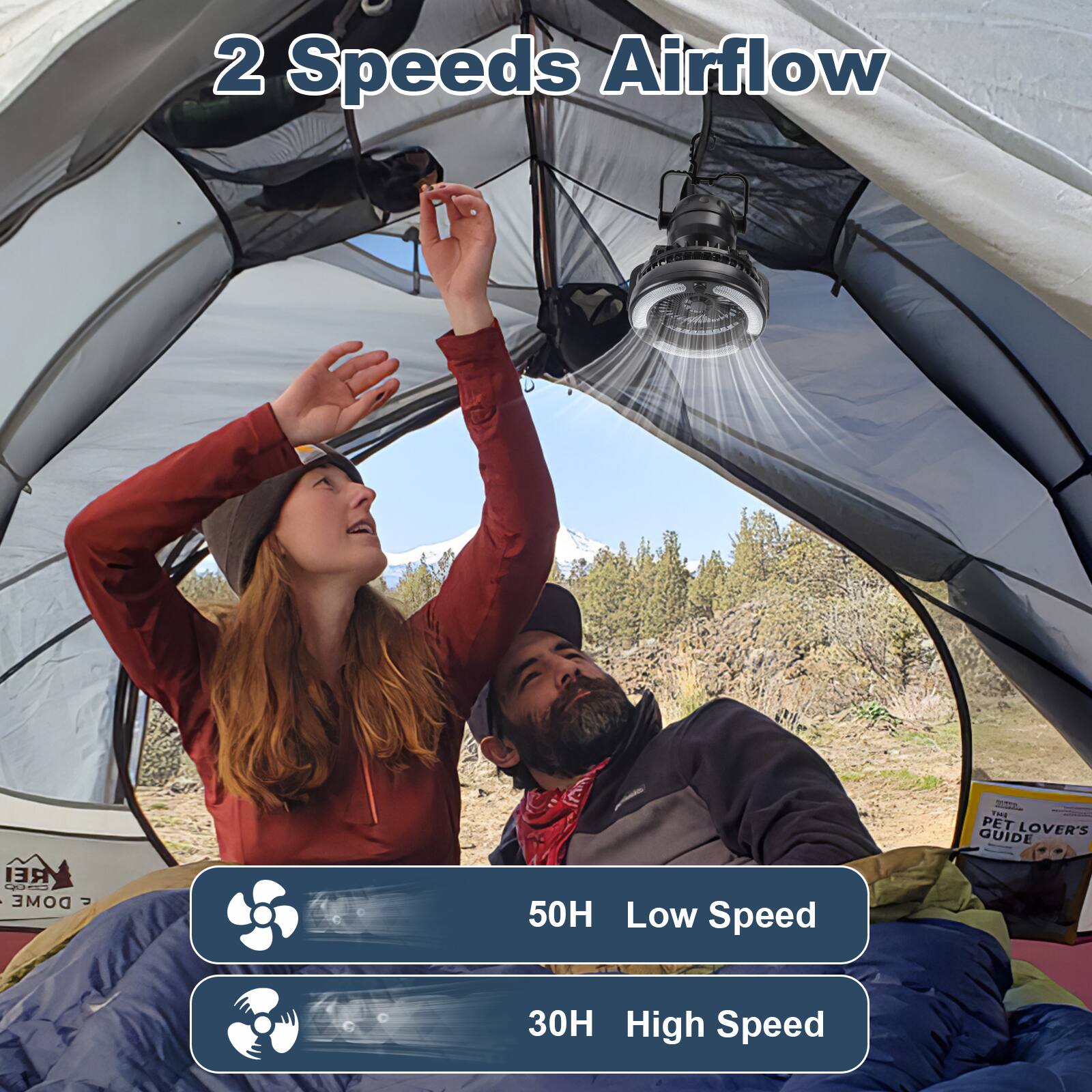 2 Speeds Airflow

50H Low Speed

30H High Speed