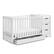 Front. Graco - Remi 4-in-1 Convertible Crib and Changer - White.