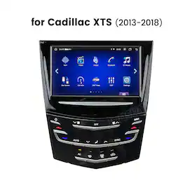 Junsun - For Cadillac XTS 2013-2018 Carplay 8" 4+64GB 8Core Android15 Car Stereo Radio GPS Navi SWC WIFI RDS DSP FM BT - Black