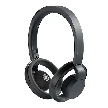 Front. Cluzine - Open Design Wireless Headset, Suspension Structure Gaming Headphones with Deep Bass and AI Sound - Graphite gray.
