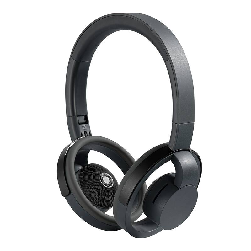 Front. Cluzine - Open Design Wireless Headset, Suspension Structure Gaming Headphones with Deep Bass and AI Sound - Graphite gray.