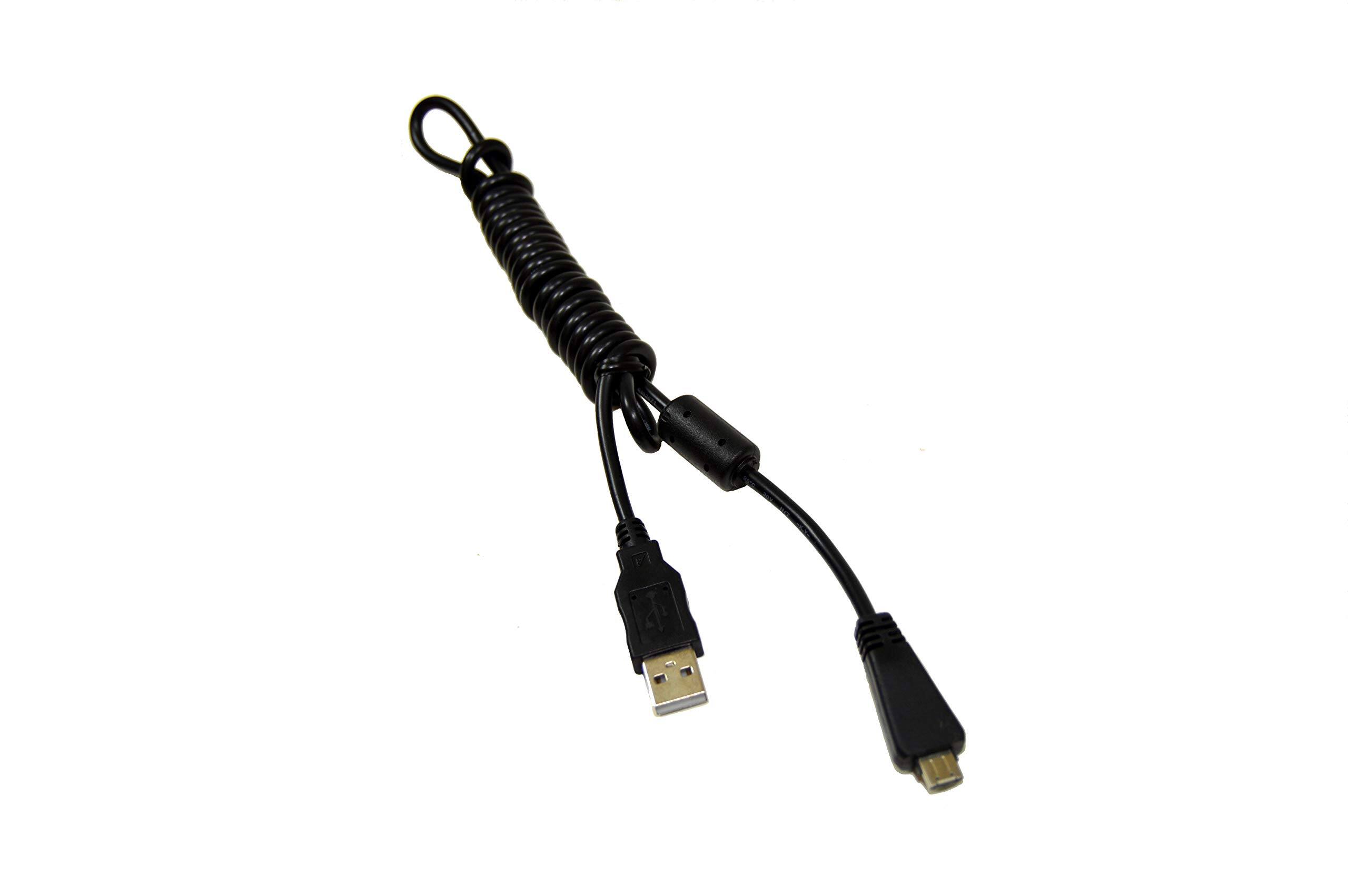 Front. HQRP - USB Data Cable Cord for Sony VMC-MD3 Cyber-Shot DSC-TX10 DSC-TX20 DSC-TX5 DSC-TX55 DSC-W560 DSC-W570 DSC-W580 Camera.