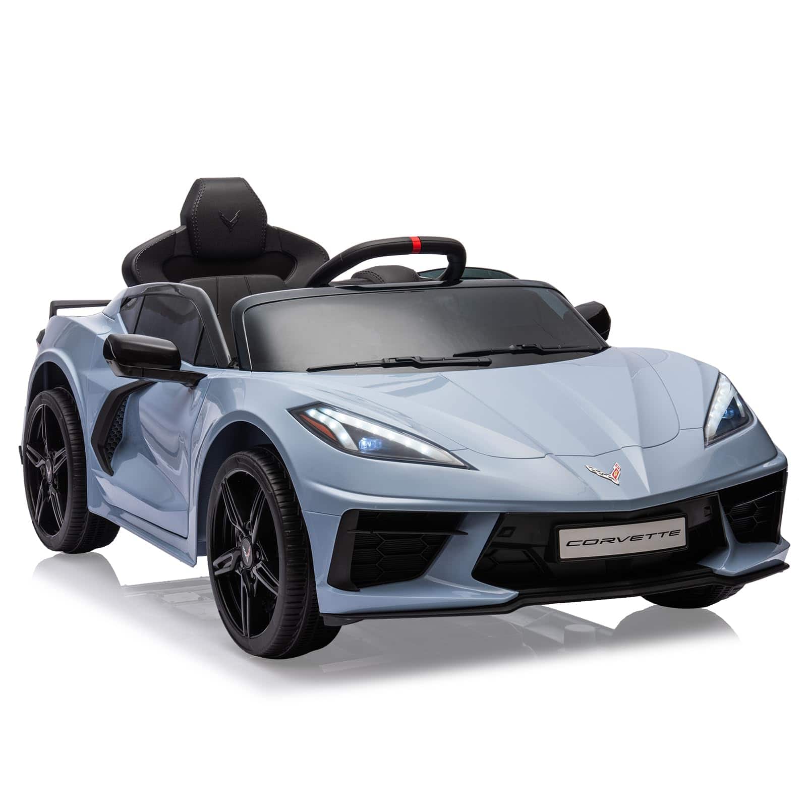 Jojoka - 12V Kids Ride on Car Licensed Corvette Battery Powered Car for Toddles Electric Sports Car Toy with Remote Control