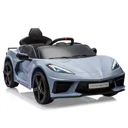 Jojoka - 12V Kids Ride on Car Licensed Corvette Battery Powered Car for Toddles Electric Sports Car Toy with Remote Control