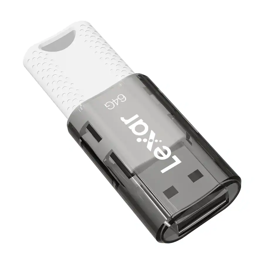 Lexar JumpDrive S60 64GB USB 2.0 Flash Drive, 3 Pack Black LJDS060064G ...