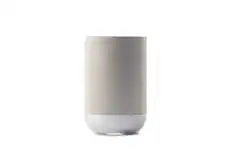 Front. Denon - DENON HOME 200 Wireless Smart Speaker - Stone.