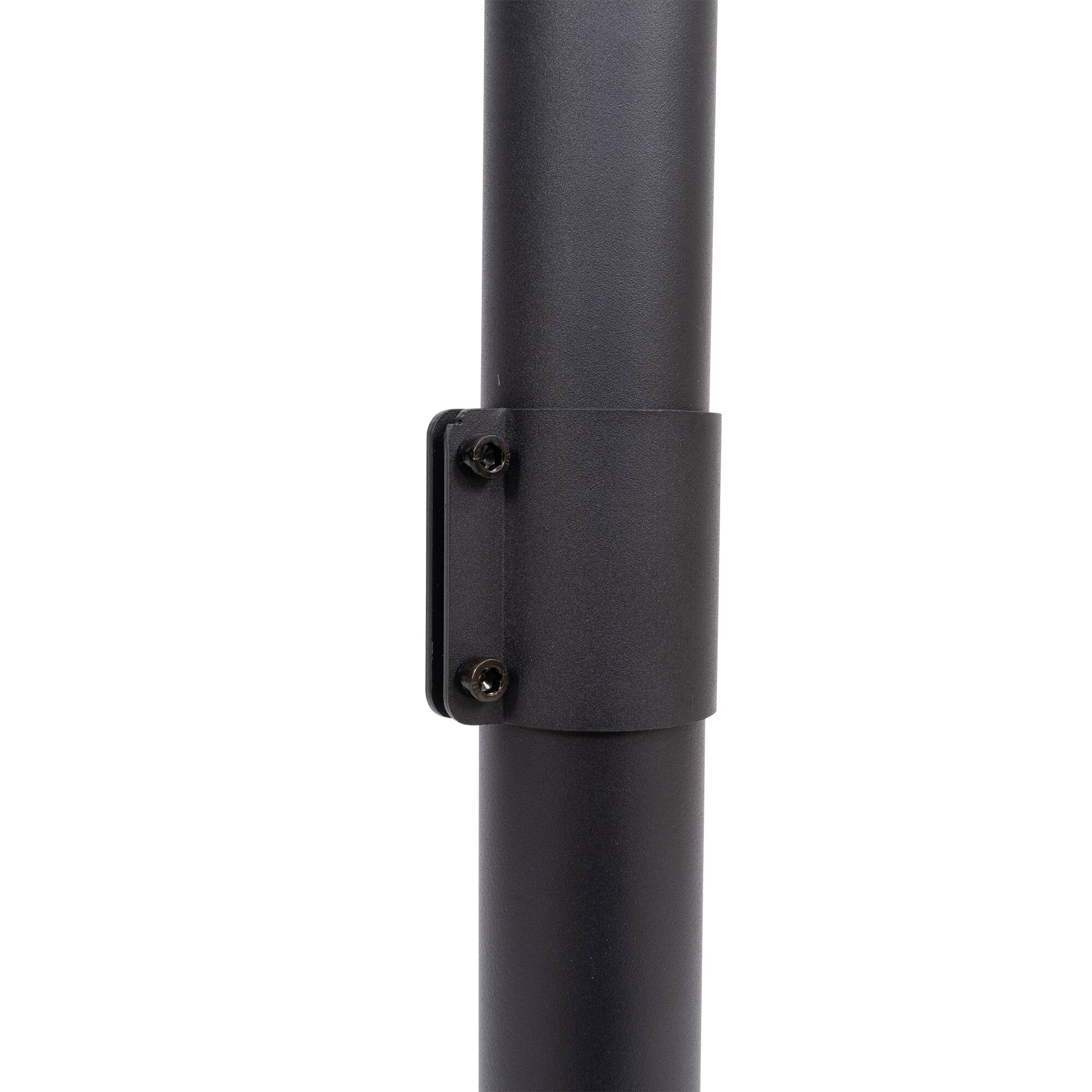 Back. APRILSOUL - Mobile TV Stand on Wheels Height Adjustable Tilt Rolling Media Shelf for 23-60inch Flat and Curved TVs Holds Up to 55lbs - Black.