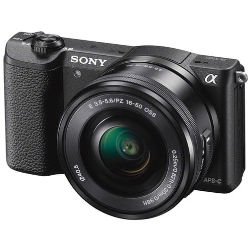 Sony - a5100 16-50mm Mirrorless Digital Camera with 3-Inch Flip Up LCD - (International Model) - Black
