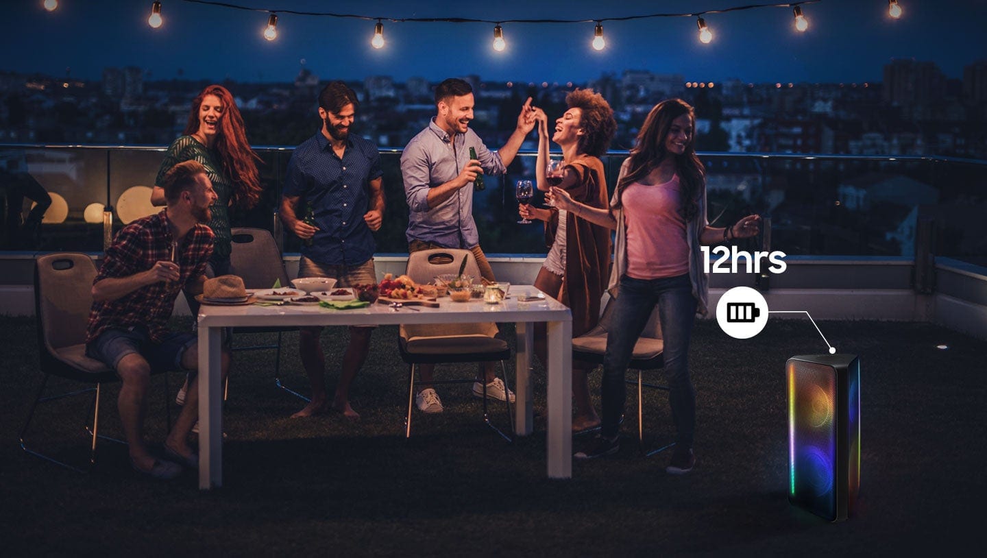 Alt View 15. Samsung - MX-ST40B Sound Tower High Power Audio 160W - Black.