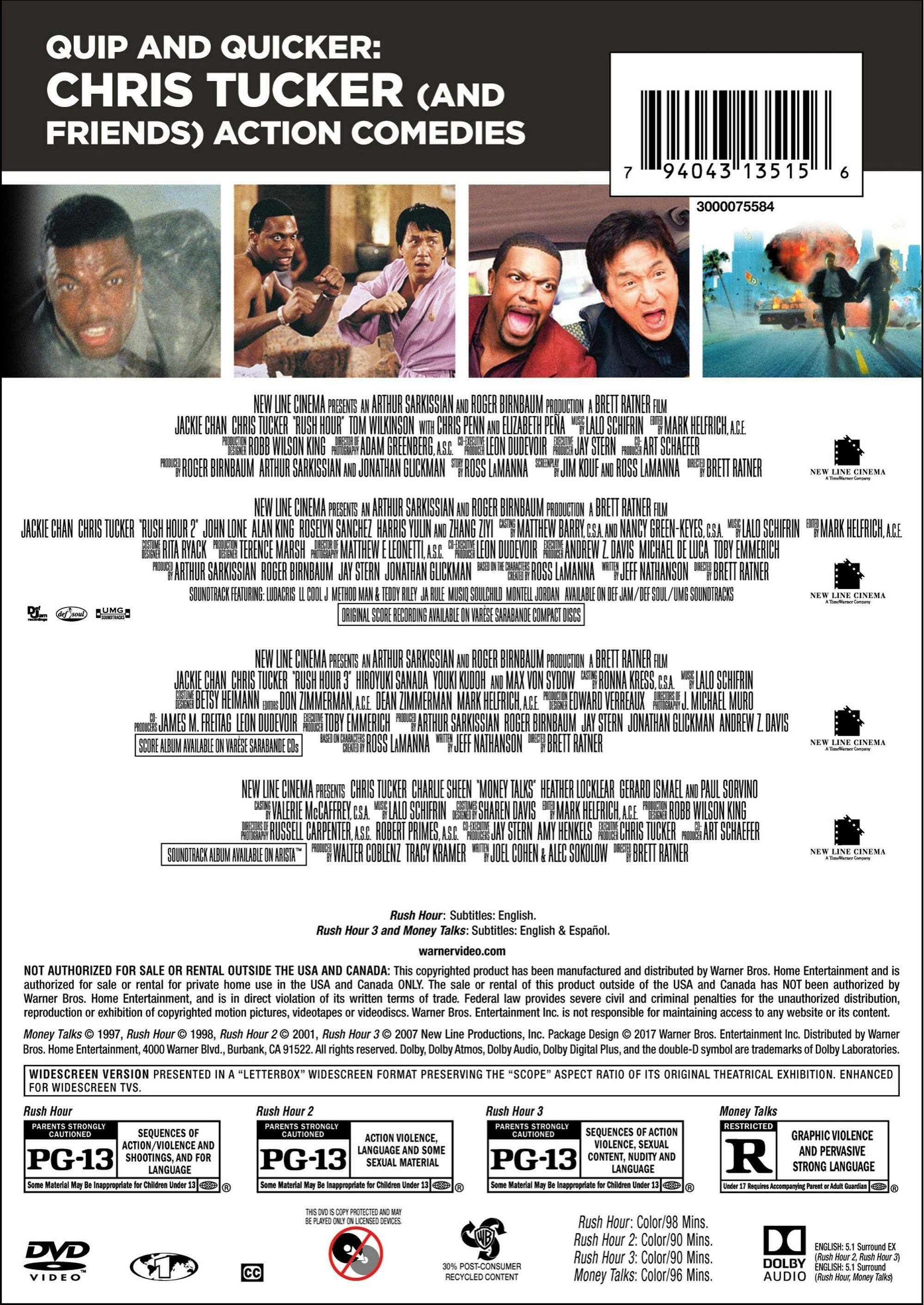 Back. Chris Tucker Collection (DVD Set) [DVD].