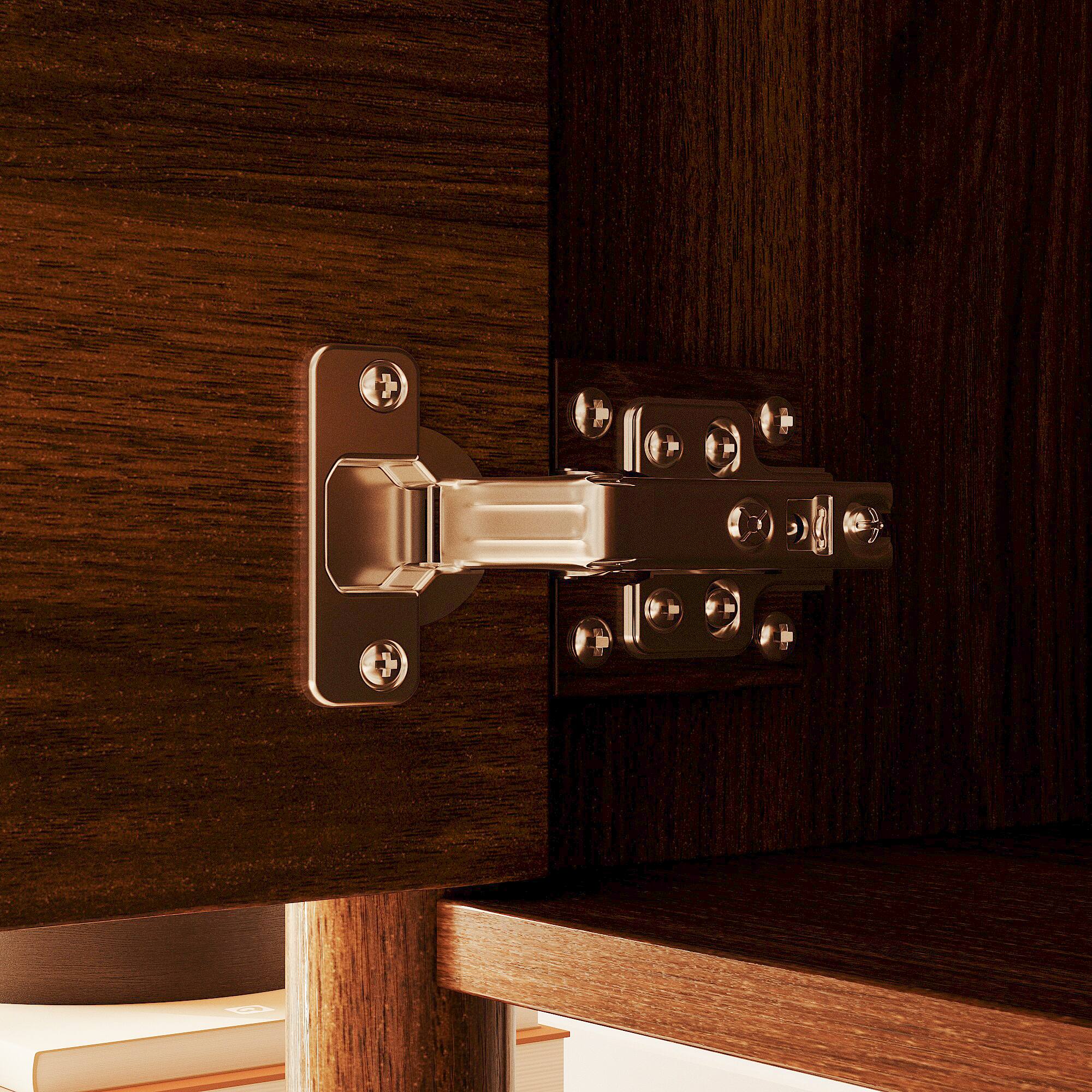 Alt View 2. Famapy - Famapy Classical TV Stand: Fits 70 - Inch TVs, Sturdy Wood Legs & Smart Storage - Wooden.