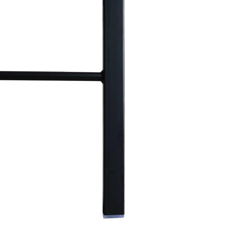 Alt View 6. LeisureMod - Menno Solid Black Folding Acrylic Dining Chair - UV Resistant & Portable - Single.