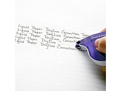 Liquid Paper DryLine Correction Tape  
Liquid Paper DryLine Correction Tape  
Liquid Paper DryLine Correction Tape  
Liquid Paper DryLine Correction Tape