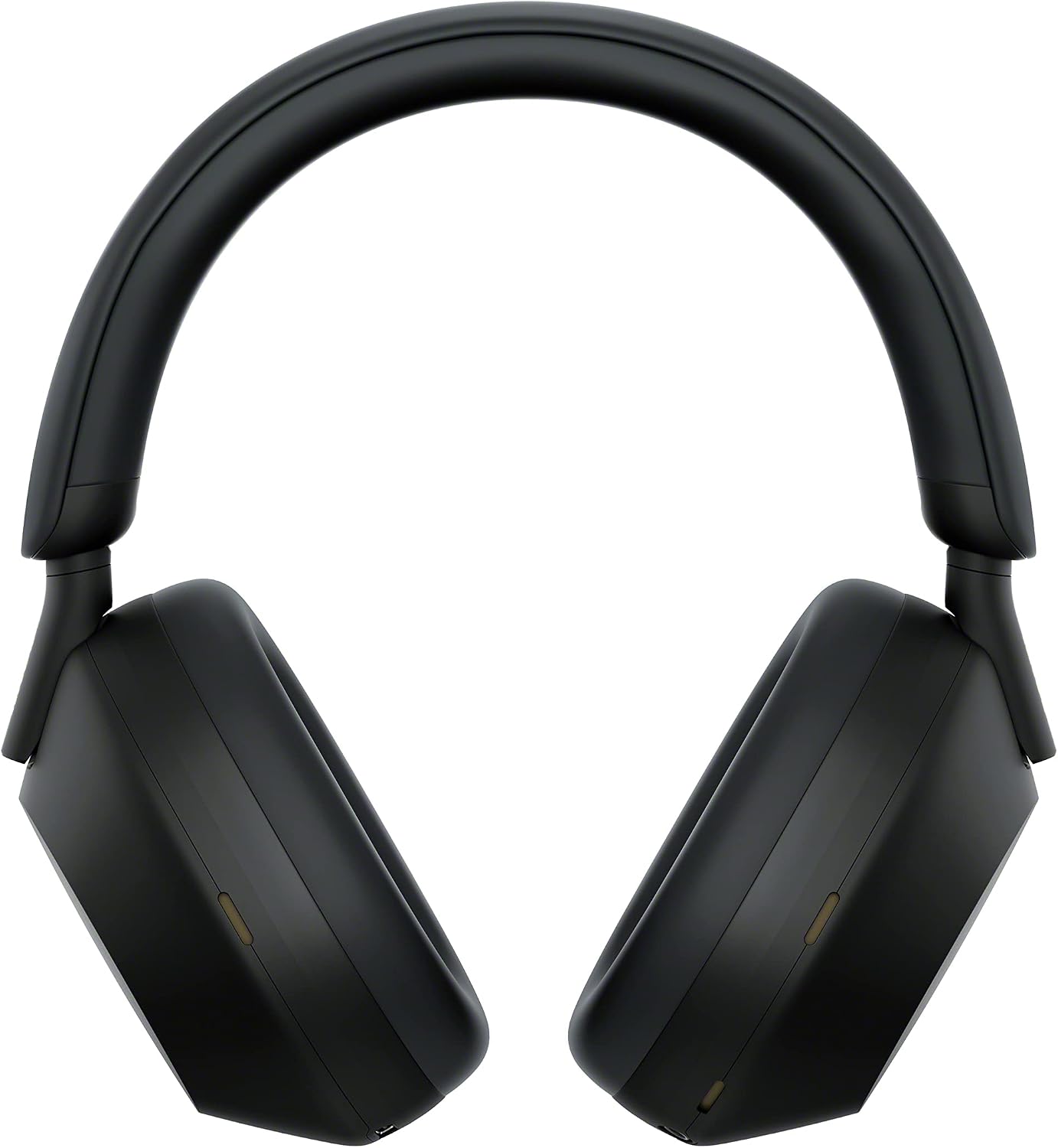 Left. Sony - Sony - WH-1000XM5 Wireless Noise Cancelling Over-the-Ear Headphones - Black.