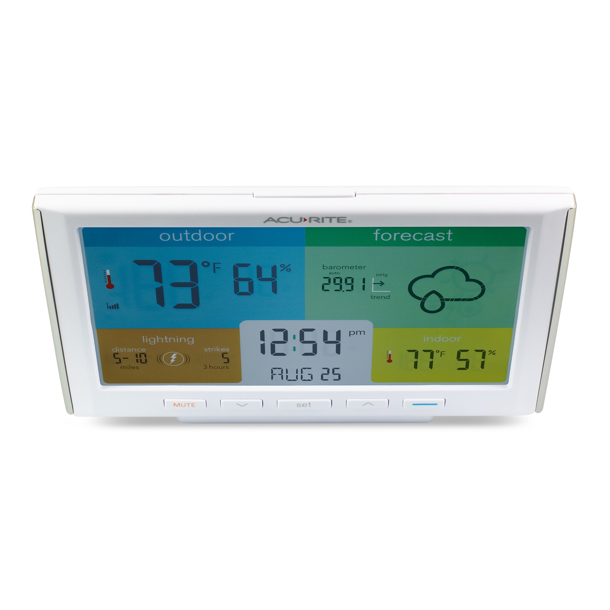 Alt View 13. AcuRite - Weather Station - White.