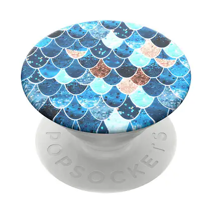 Front. PopSockets - PopSockets PopGrip Expanding Stand and Grip with a Swappable Top for Phones & Tablets - Really Mermaid - Really Mermaid.