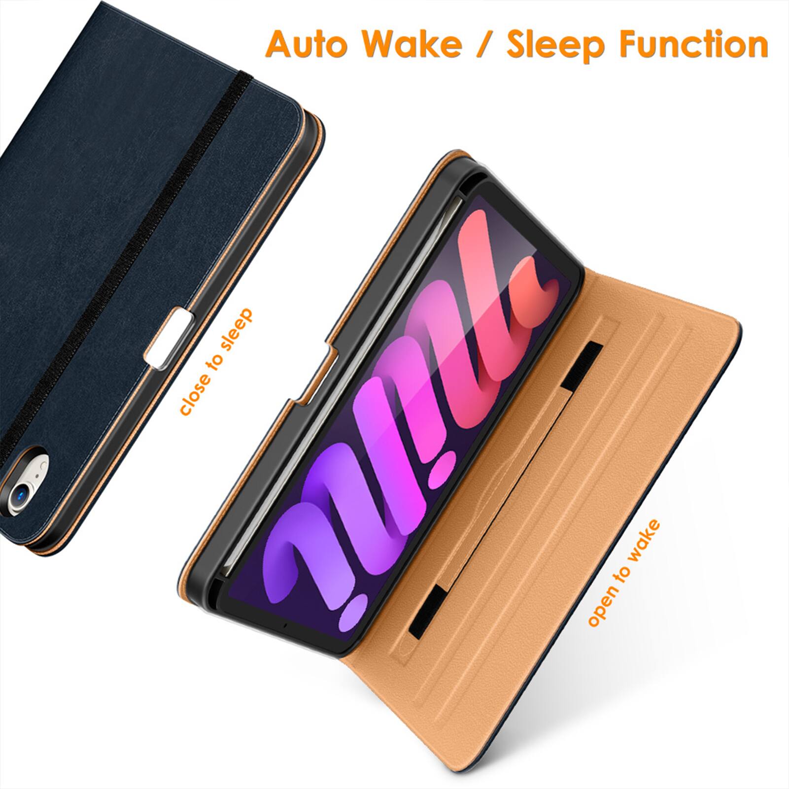 Auto Wake / Sleep Function

close to sleep

open to wake