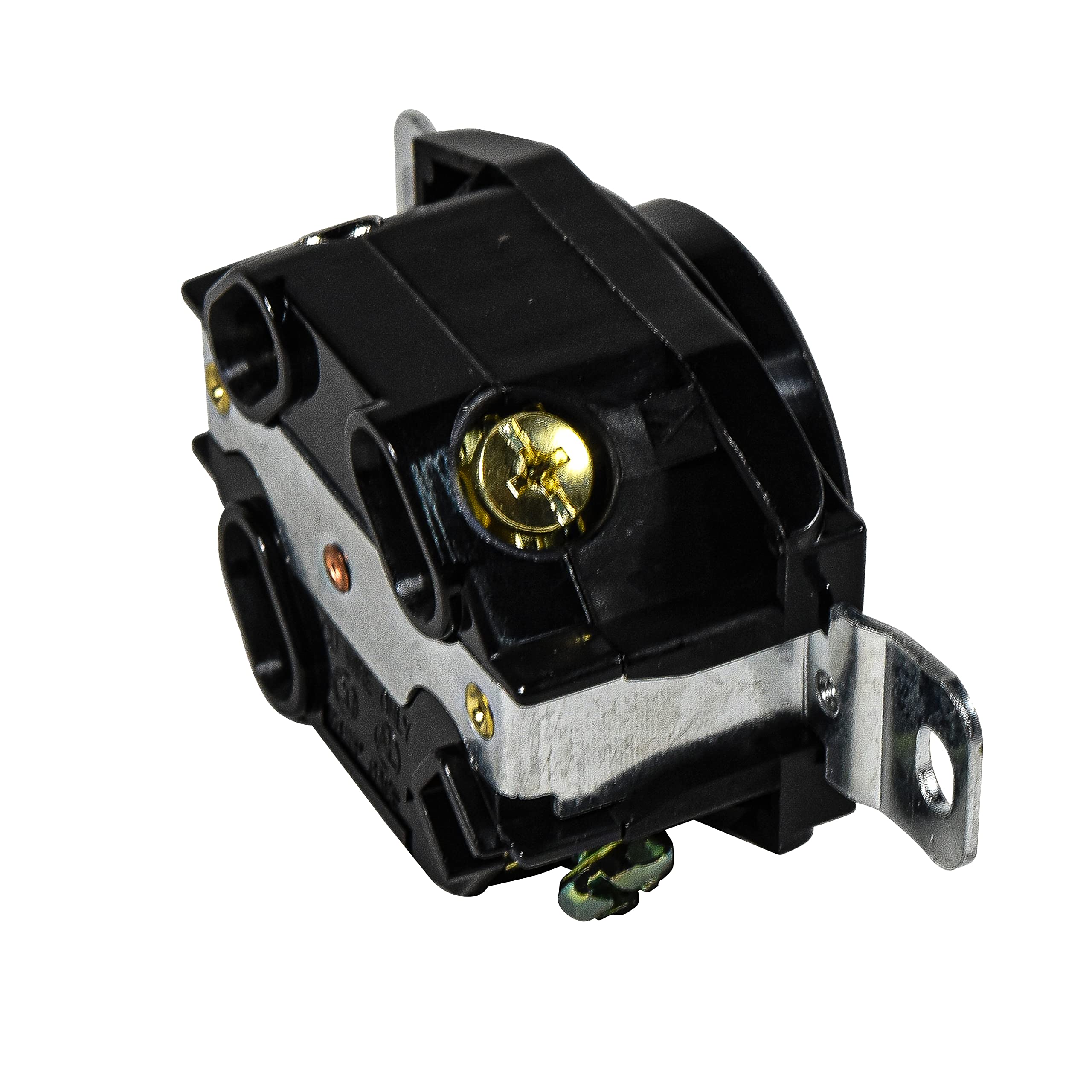 Back. HQRP - Flush Mount NEMA L14-30R Locking Receptacle 30 A 125/250 V 3-Pole 4-Wire Ground UL - Black.