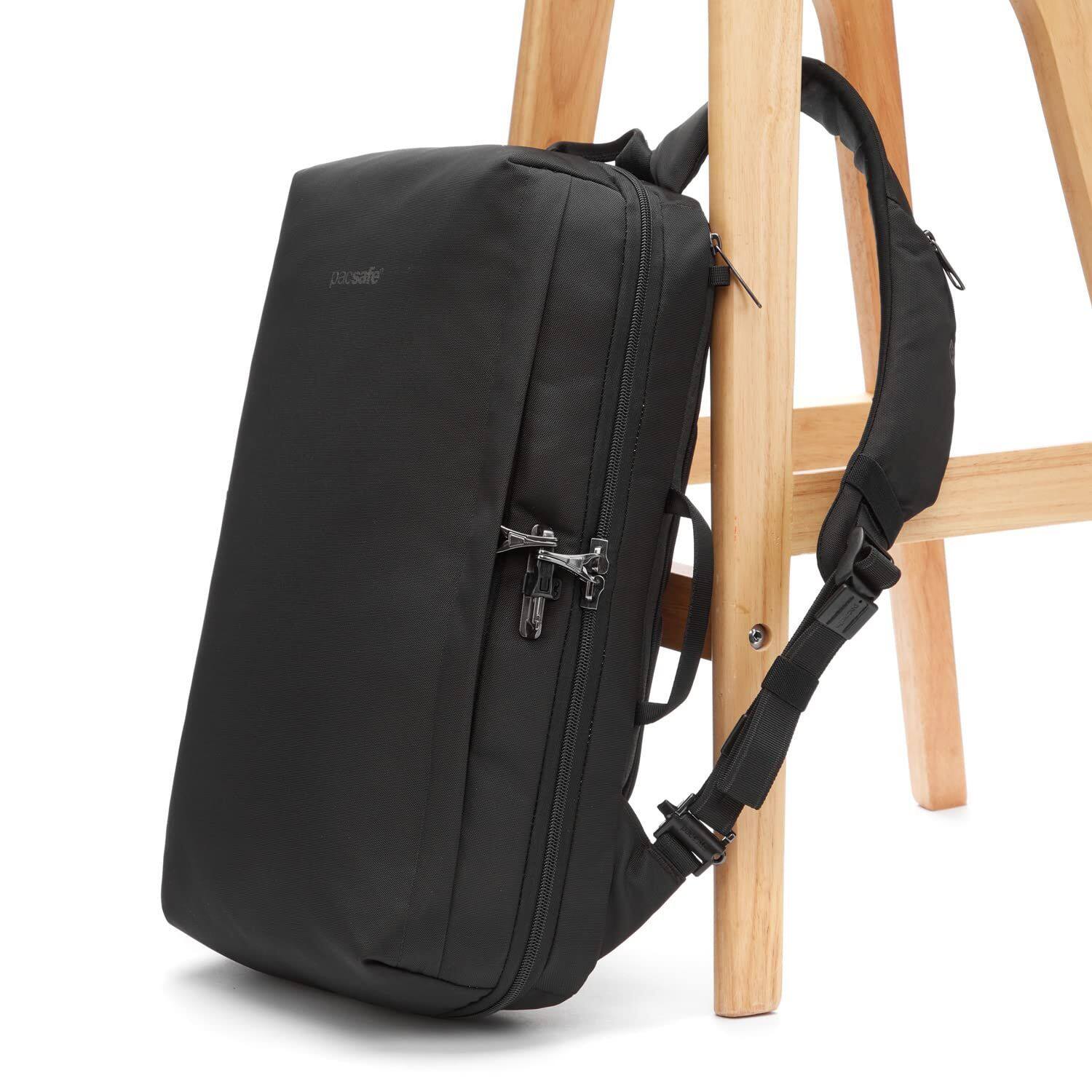Back. Pacsafe - Metrosafe X Anti Theft 16" Commuter Backpack - Black.