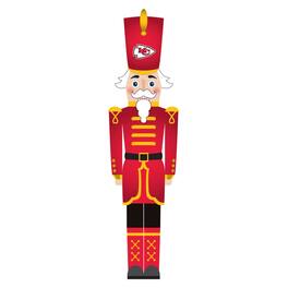 Fan Creations - Kansas City Chiefs 46" Nutcracker Leaner - Multicolor