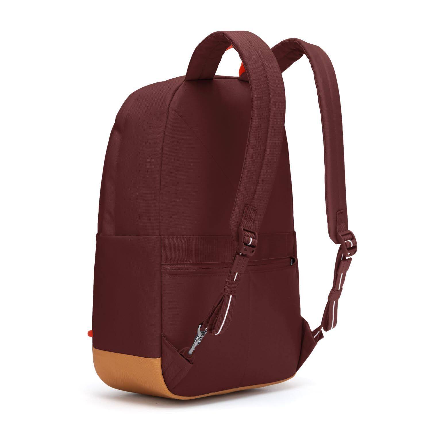 Back. Pacsafe - GO 25L Backpack, Garnet Red - Garnet Red.
