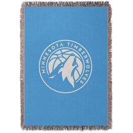 Chad & Jake - Minnesota Timberwolves Woven Blanket - Blue
