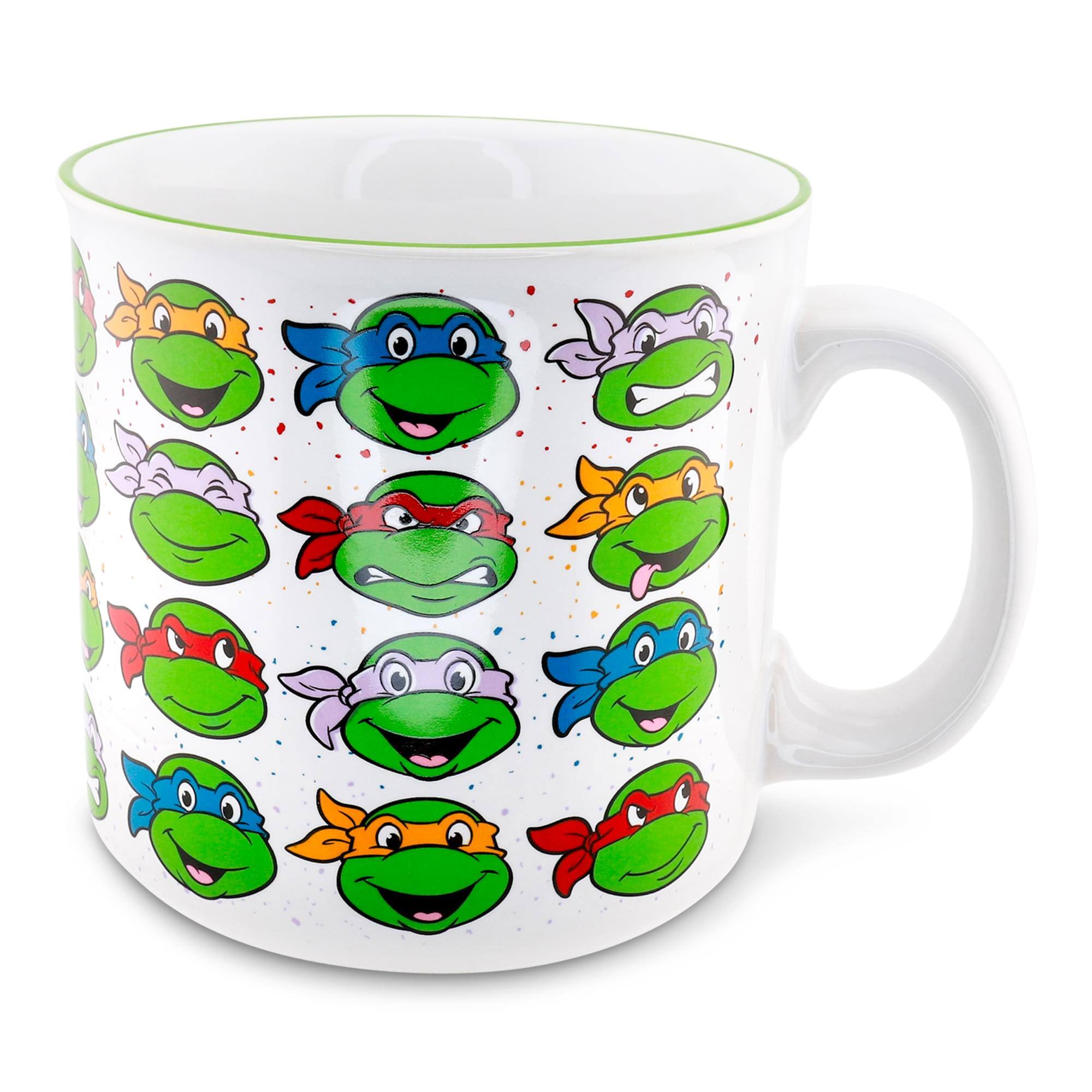Alt View 10. Silver Buffalo - Teenage Mutant Ninja Turtles Portraits Ceramic Camper Mug | Holds 20 Ounces - Green.