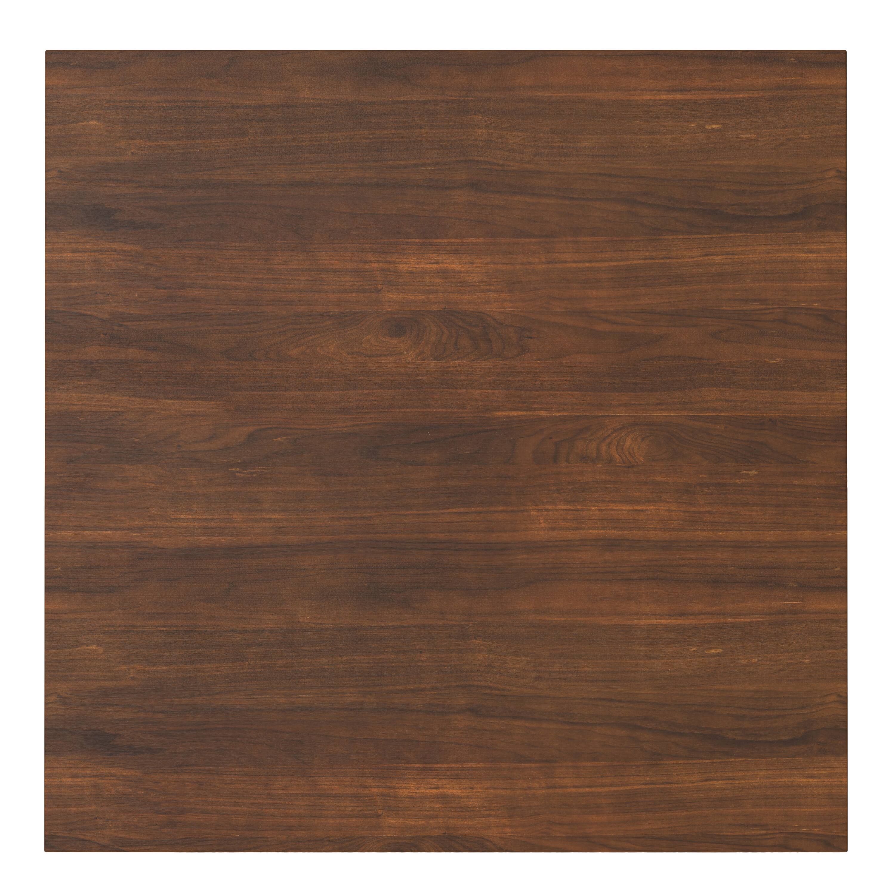Back. Simpli Home - Eastwood 54 inch x 54 inch Square Contemporary Dining Table in Walnut - Walnut.