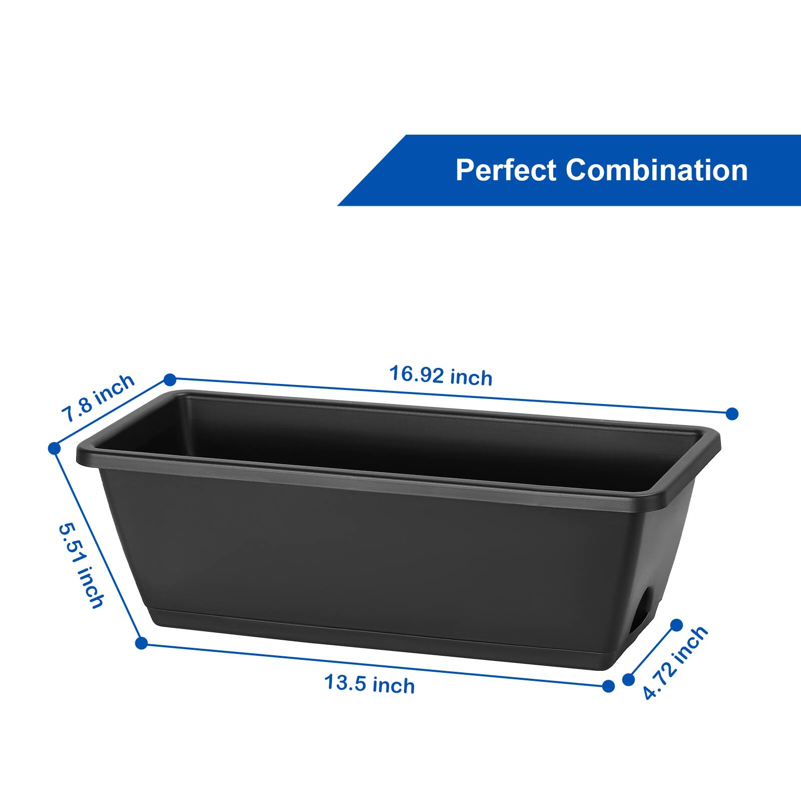 Perfect Combination

7.8 inch  
16.92 inch  
5.51 inch  
13.5 inch  
4.72 inch