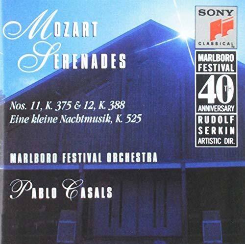MOZART  
SERENADES  
Nos. 11, K. 375 & 12, K. 388  
Eine kleine Nachtmusik, K. 525  

MARLBORO FESTIVAL ORCHESTRA  
PABLO CASALS  

SONY CLASSICAL  
MARLBORO FESTIVAL  
40TH ANNIVERSARY  
RUDOLF SERKIN  
ARTISTIC DIR.