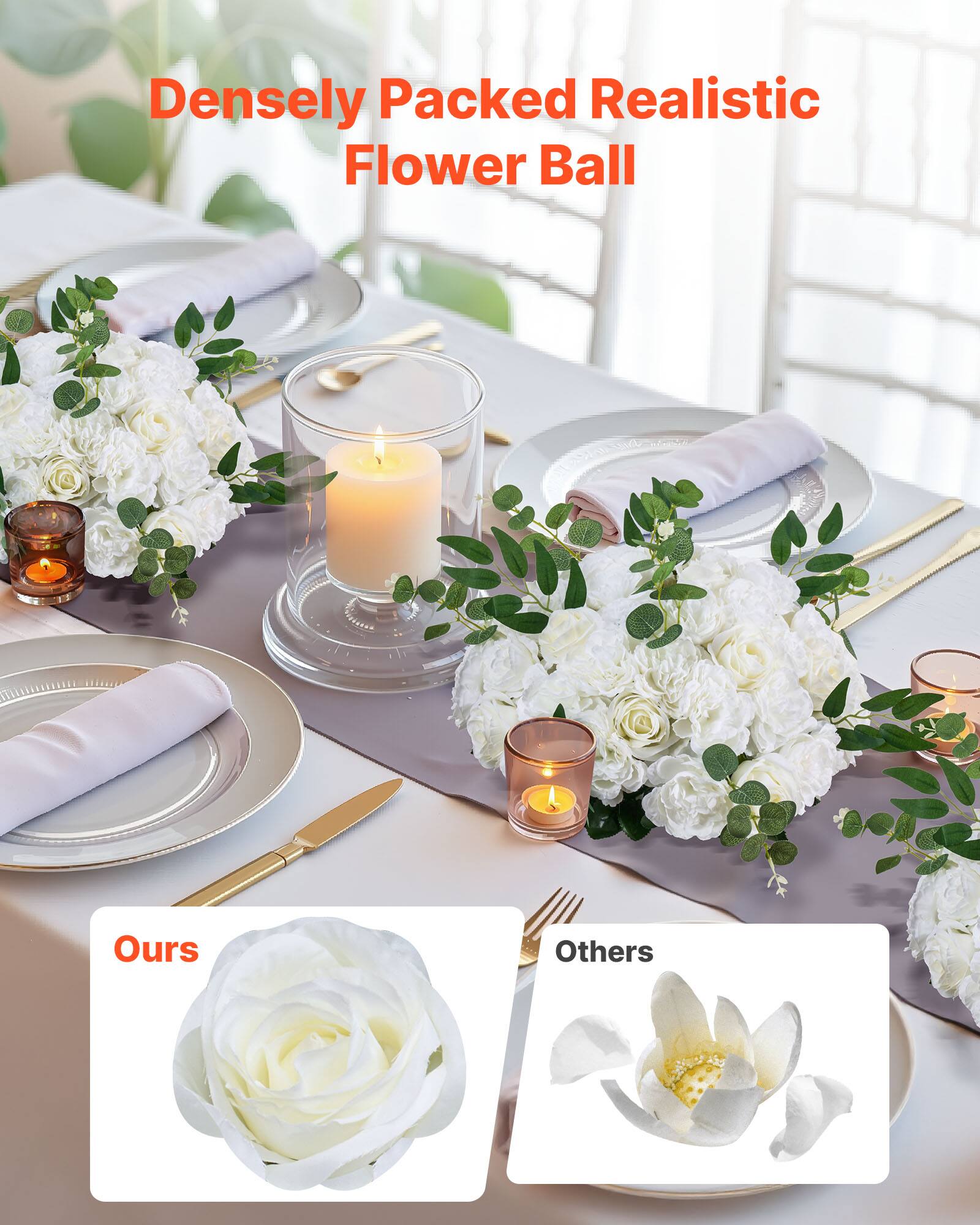 Densely Packed Realistic Flower Ball

Ours

Others