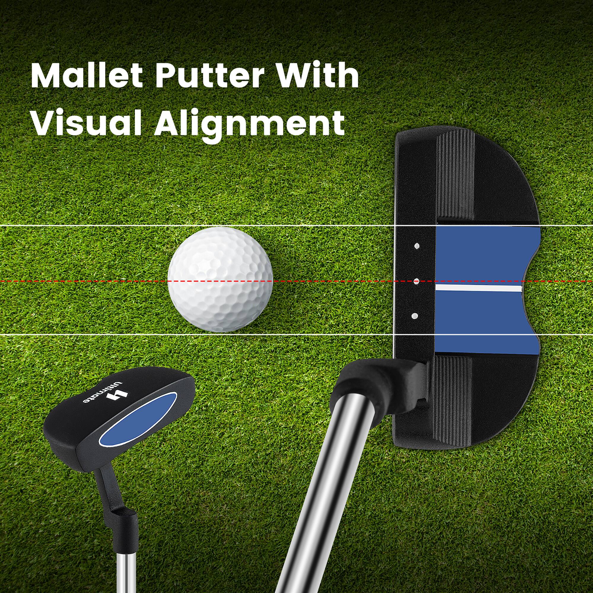 Mallet Putter With Visual Alignment