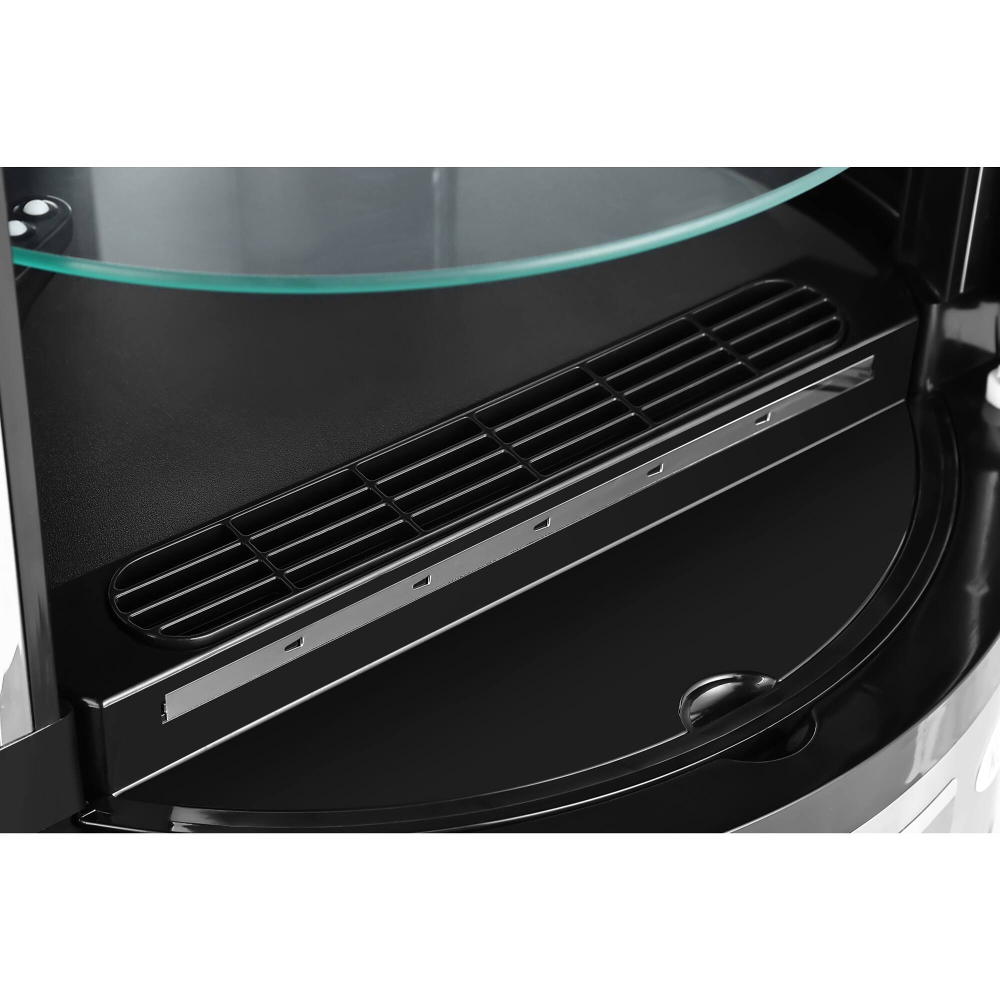 Alt View 8. Koolmore - 19 in. Circular Refrigerated Countertop Bakery Display Case (CDUR-3C) - Stainless-Steel.