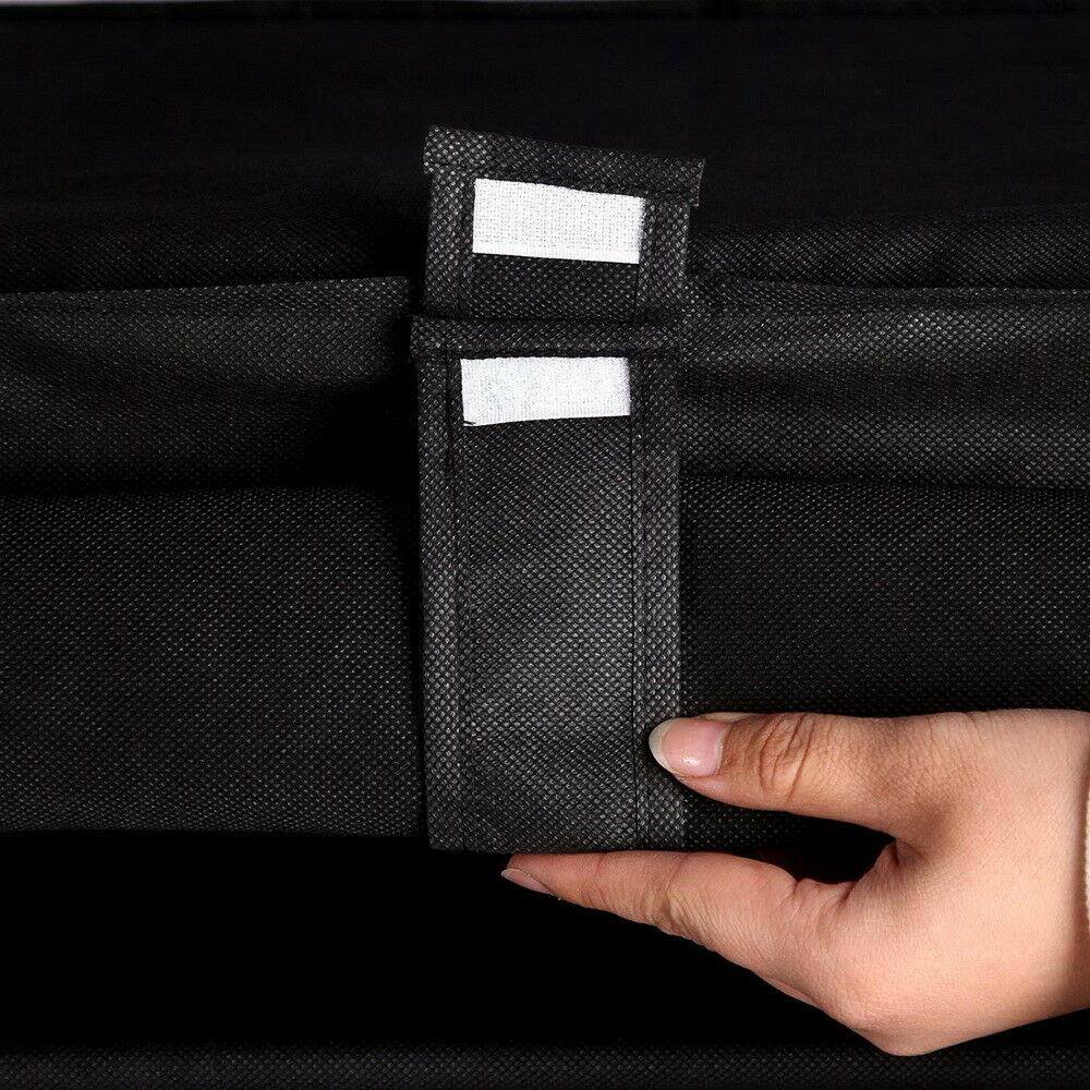 Alt View 3. Winado - 6 Tiers Portable Shoe Rack Adjustable Storage Multi Closet Rack Shoe Shelf Storage Closet Organizer Cabinet with Cover - Black.