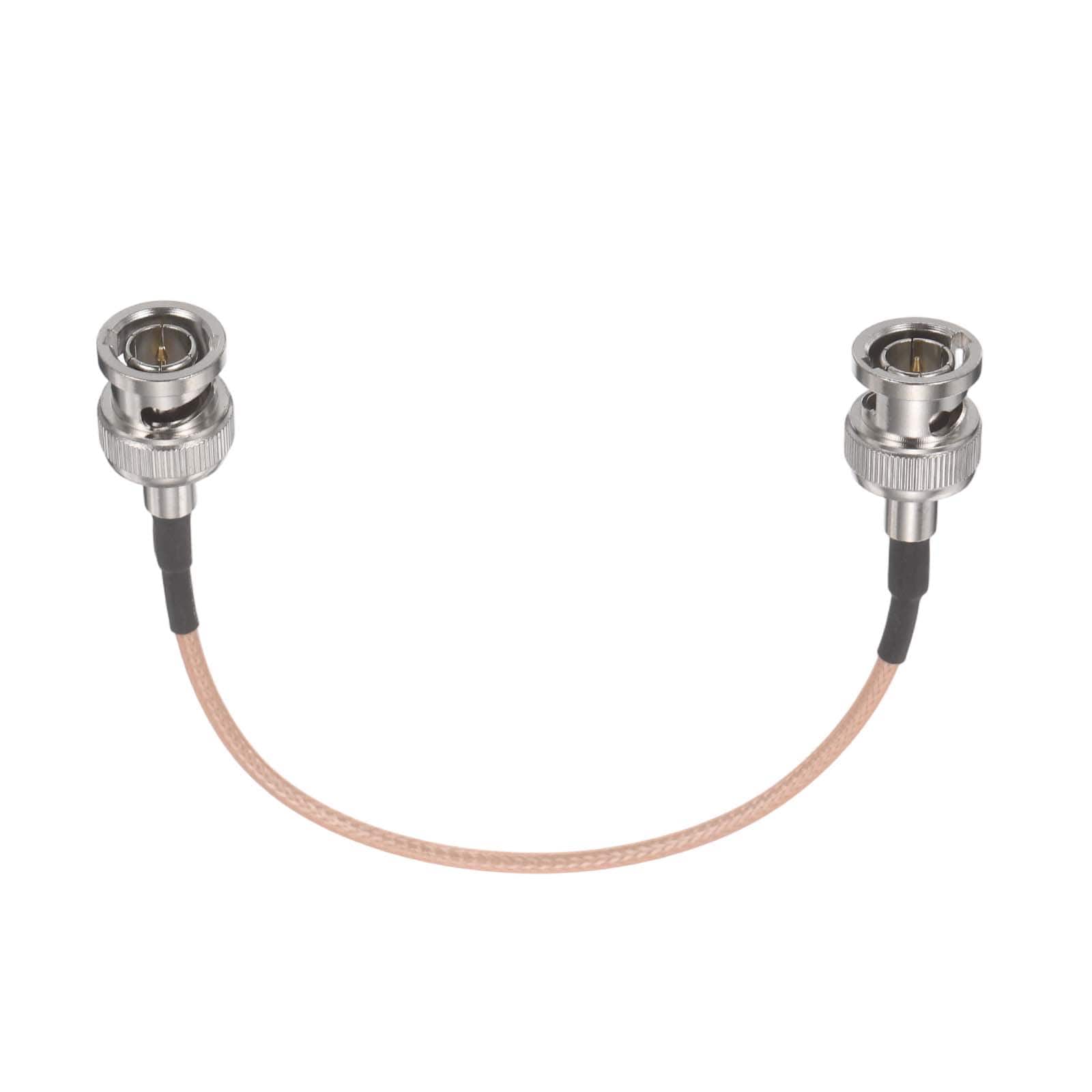 Unique Bargains - 0.49FT 3G-SDI Cable BNC Male to Male HD-SDI RG179 Coaxial Video Jumper for CCTV Monitor - Orange