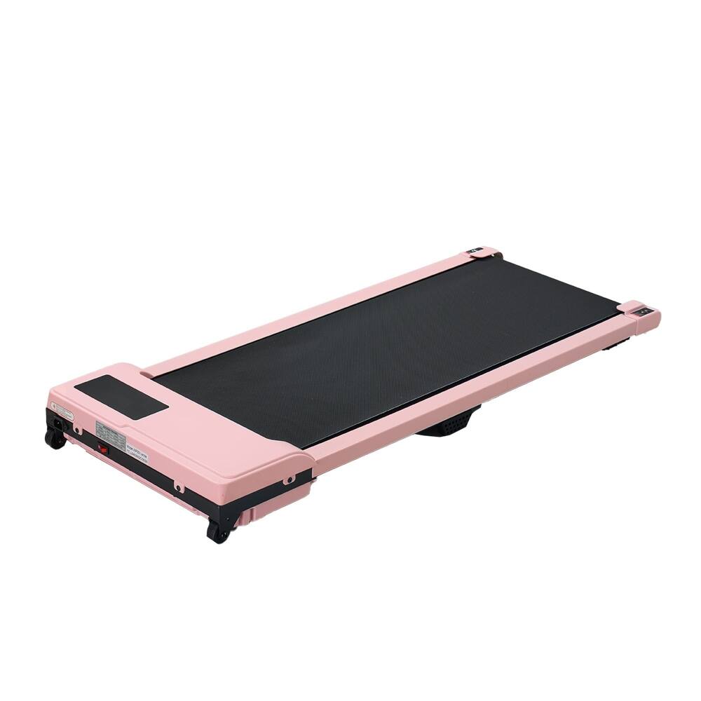 Alt View 10. Loheer - Loheer Pink Walking Pad 3 in 1 Portable Treadmill with Quiet Brushless Motor Under Desk Compact Home Office Workout - Pink.
