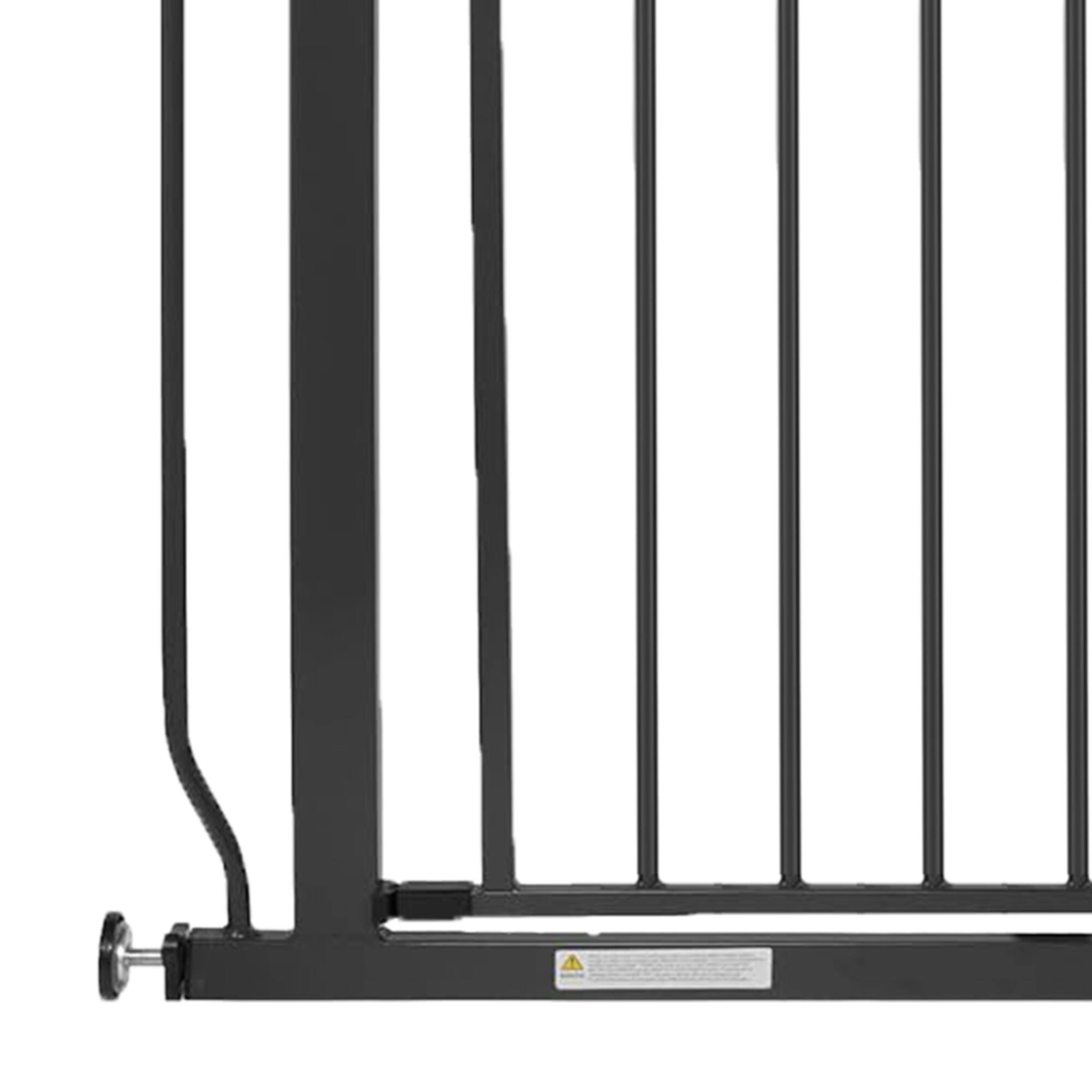 Alt View 6. BalanceFrom Fitness - BalanceFrom Walk-Thru Safety Gate for Baby and Pets, 29.1-33.8"W, 30"H, Graphite.