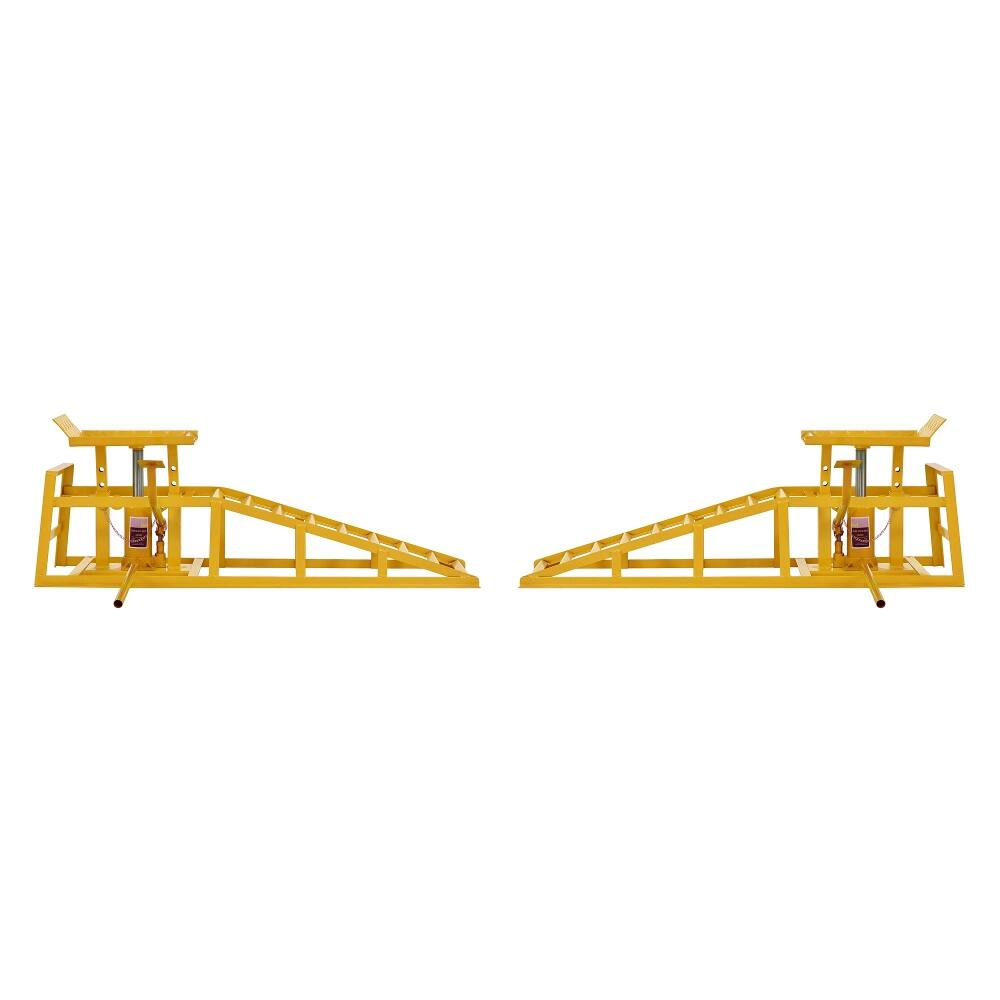 Alt View 10. Ropilly - Loheer 5 Ton Hydraulic Car Ramps with Pedal, Heavy Duty Truck Service Ramps 10000 lbs, Adjustable Auto Lift Ramps 2 Pack.