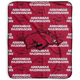 Pegasus - Arkansas Razorbacks 50" x 60" Repeat Wordmark Fleece Blanket - Multicolor