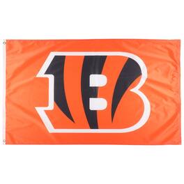 WinCraft - Cincinnati Bengals 3' x 5' Single-Sided Deluxe Flag - Multicolor