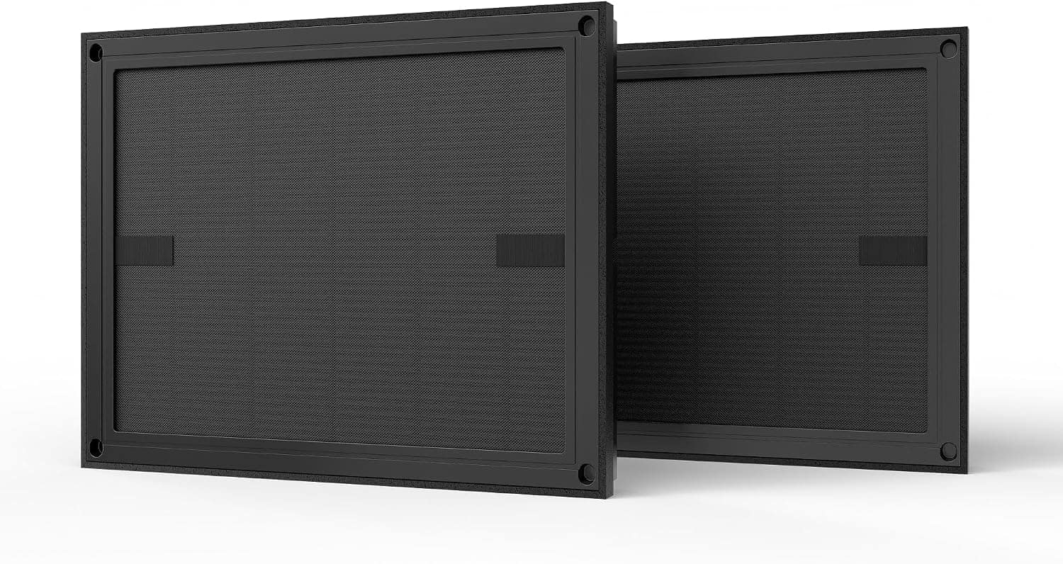 PuroAir - 100i HEPA Filter 2-Pack with CarbonTech 3-Layer Defense – Filters 99.9% Pollen, Dust, Dander, Smoke & Odors - Black