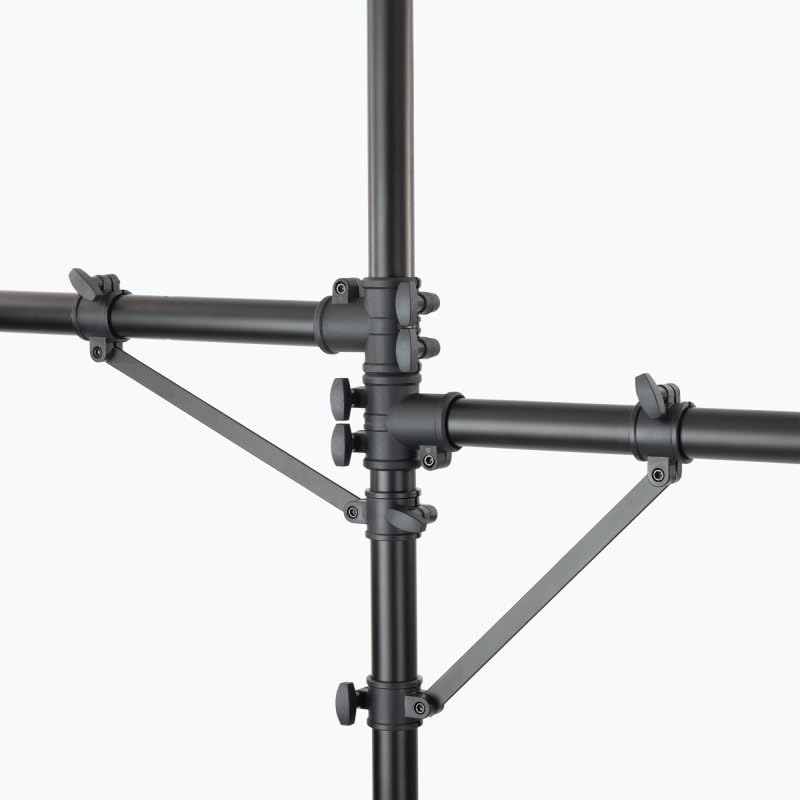 Alt View 8. On Stage Stands - On-Stage LS7720BLT Lighting Stand with Side Bars - Black.